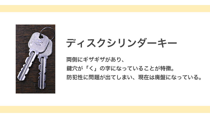 ディスクシリンダーキーの紹介