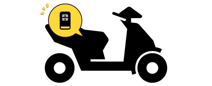 メットインにスマートキーを入れたままの可能性